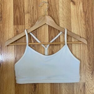 Lululemon white sports bra M